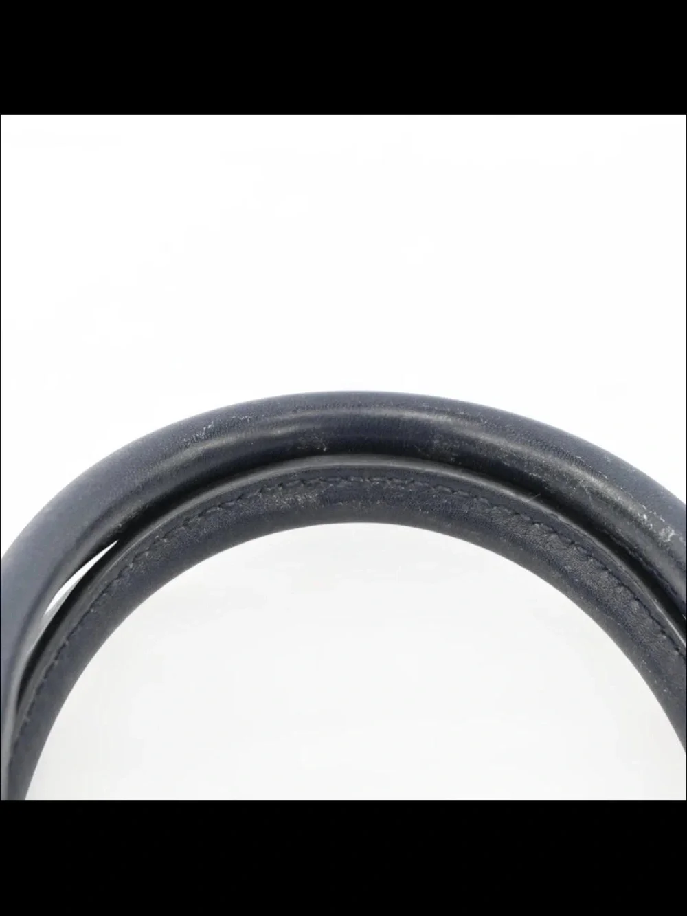 Gucci Black Leather Top-Handle Dome Bag